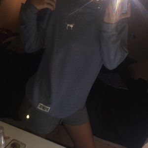 PINK sweater cotton fits bigger than xs